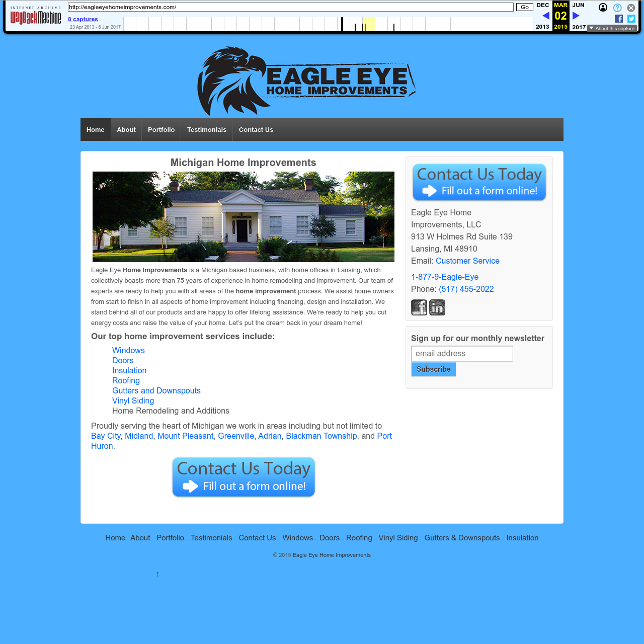 Eagle Eye Home Improvements (archived)